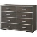 Acme Escher Dresser In Gray Oak
