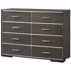 Acme Escher Dresser In Gray Oak