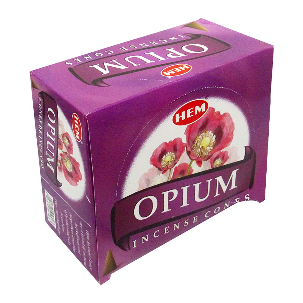 Opium Incense Cones And Cone Incense Burner Bundle Insence Insense Hem Incense