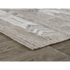 Kosas Home Alpena 60 X 96 Transitional Polyester Fabric Area Rug In Gray