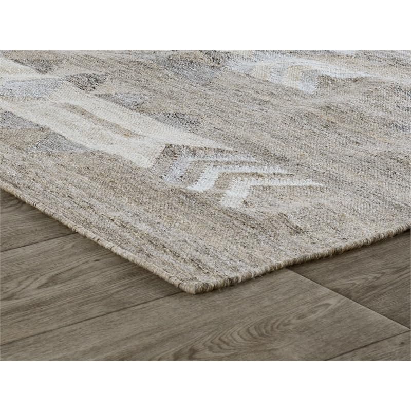 Kosas Home Alpena 60 X 96 Transitional Polyester Fabric Area Rug In Gray