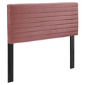 Modway Tranquil Upholstered Wood King/California King Headboard In Dusty Rose
