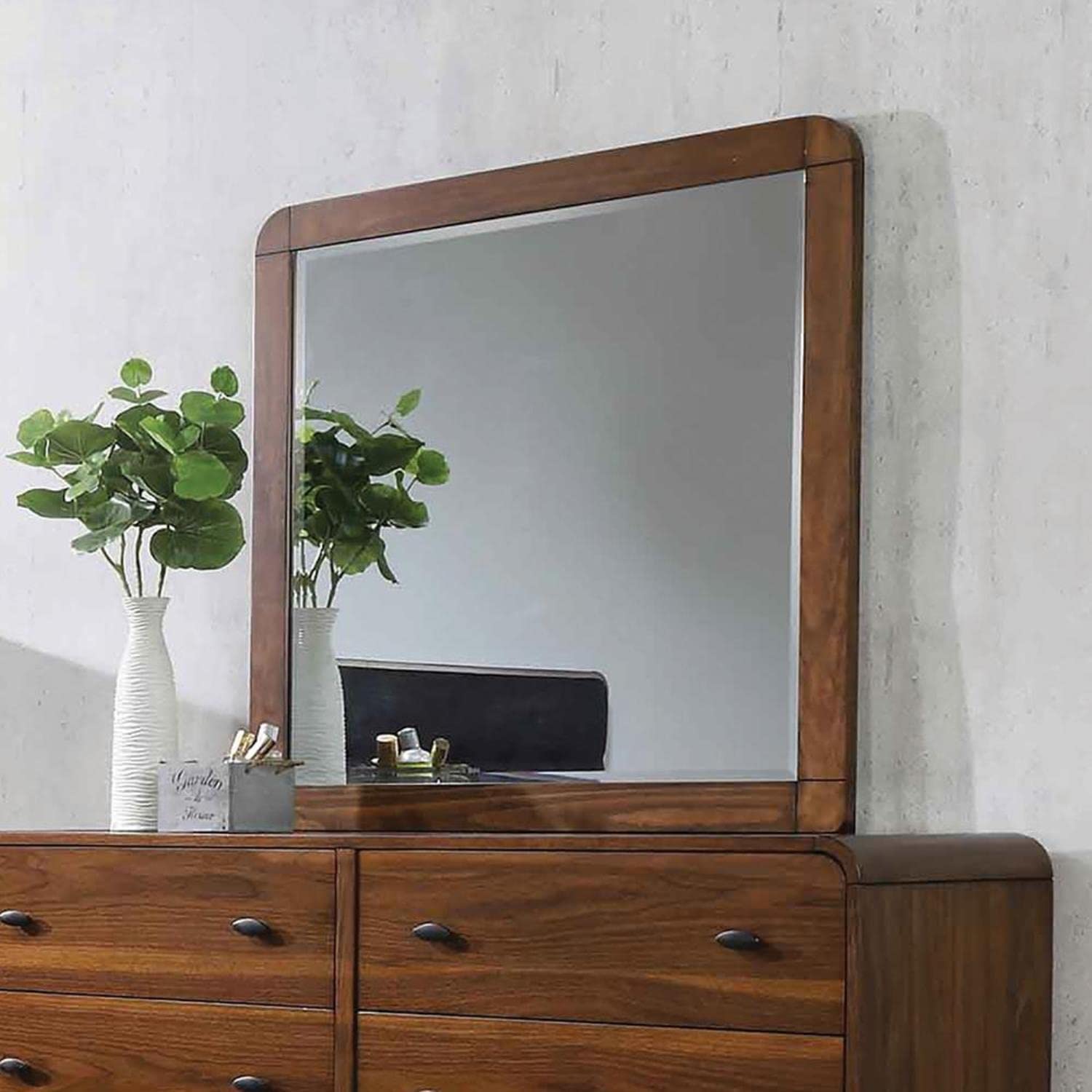 Coaster Home Furnishings Robyn Rectangular Mirror Dark Walnut