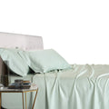Royal Tradition Viscose From Bamboo Bed Sheets, Queen, Solid Sea, Super Soft And Cool 4Pc Sheet Set