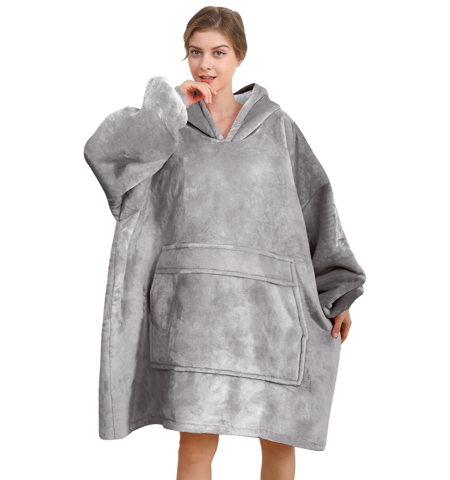 Dietersler Wearable Blanket Is Oversized Fluffy And Comfortable Plush Blanket