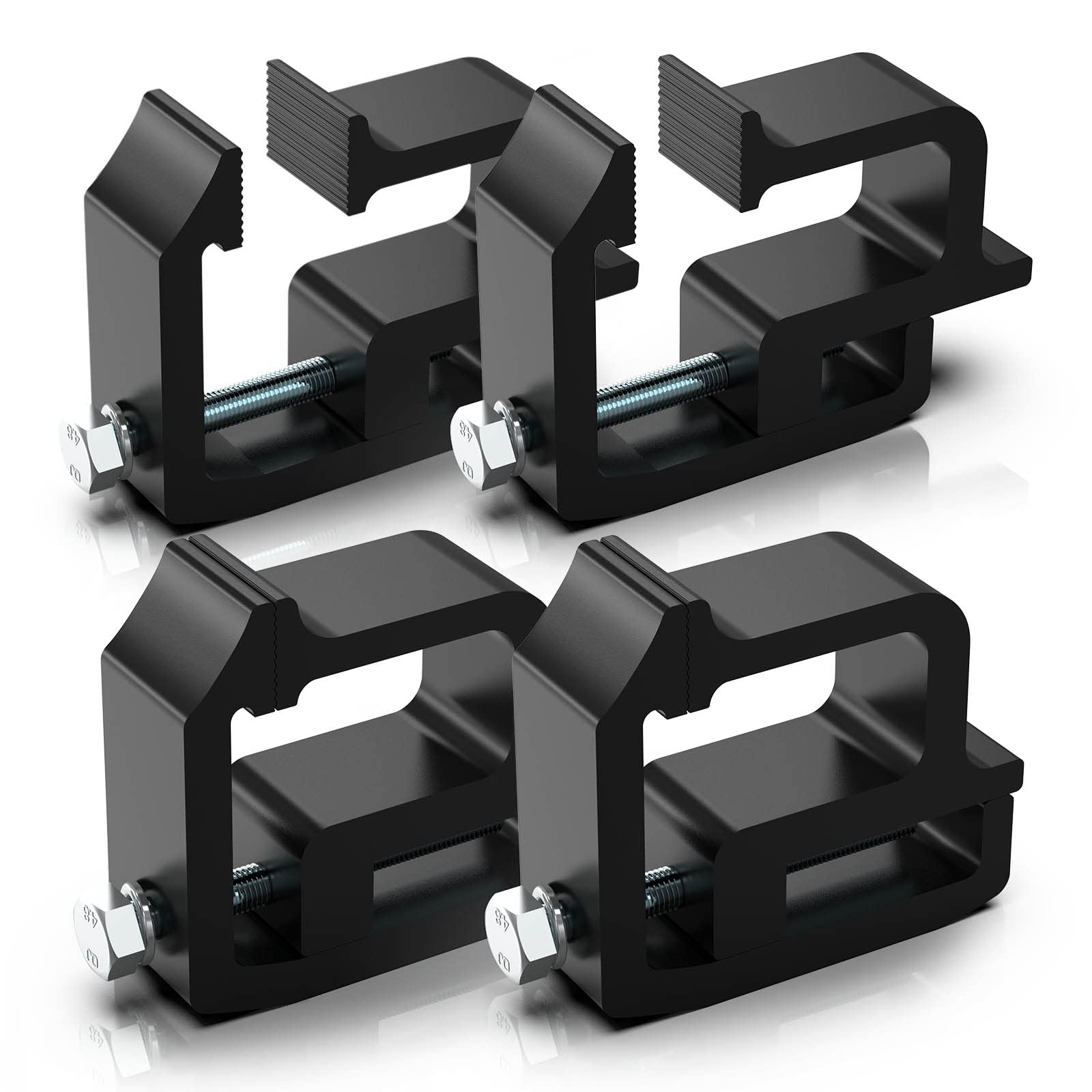 Ovsor Truck Topper Clamps - 4 Pack Mounting Clamps Truck Cap Clamps, Truck Bed Clamps And Canopy Clamps For Chevy Silverado Sier