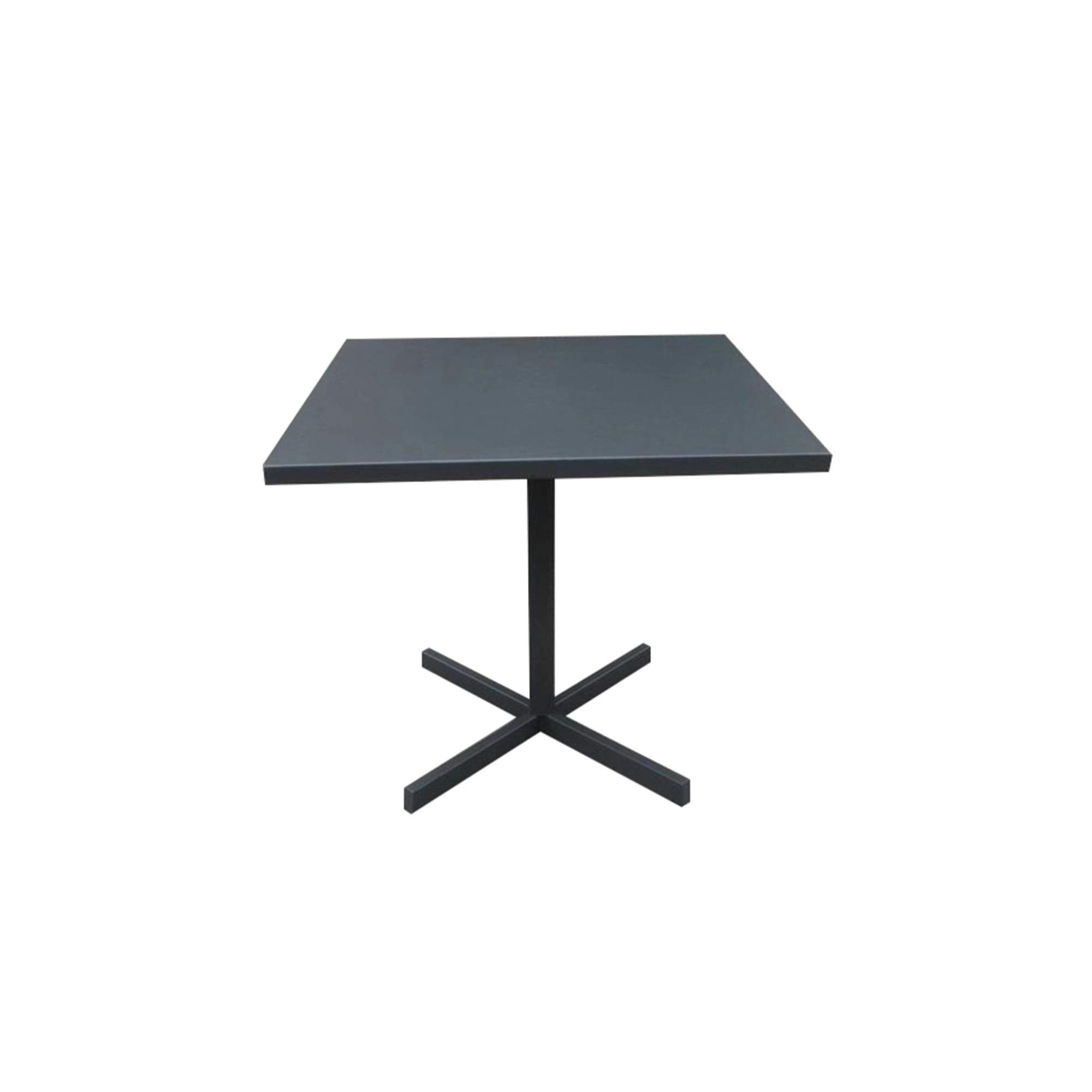 Whiteline Modern Living Dt1679-Gry Grey Belle Outdoor Folding Square Dining Table Steel