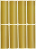 Royal Green Writable Rectangular Labels, 1 X 3 Inch, Metallic Gold Colored Stickers For Labeling - 120 Pack
