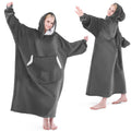 Nord Eco Wearable Blanket Hoodie For Women Adult, Oversized Sherpa Fleece Hooded Sweatshirt Blanket With Giant Pocket And Blanke