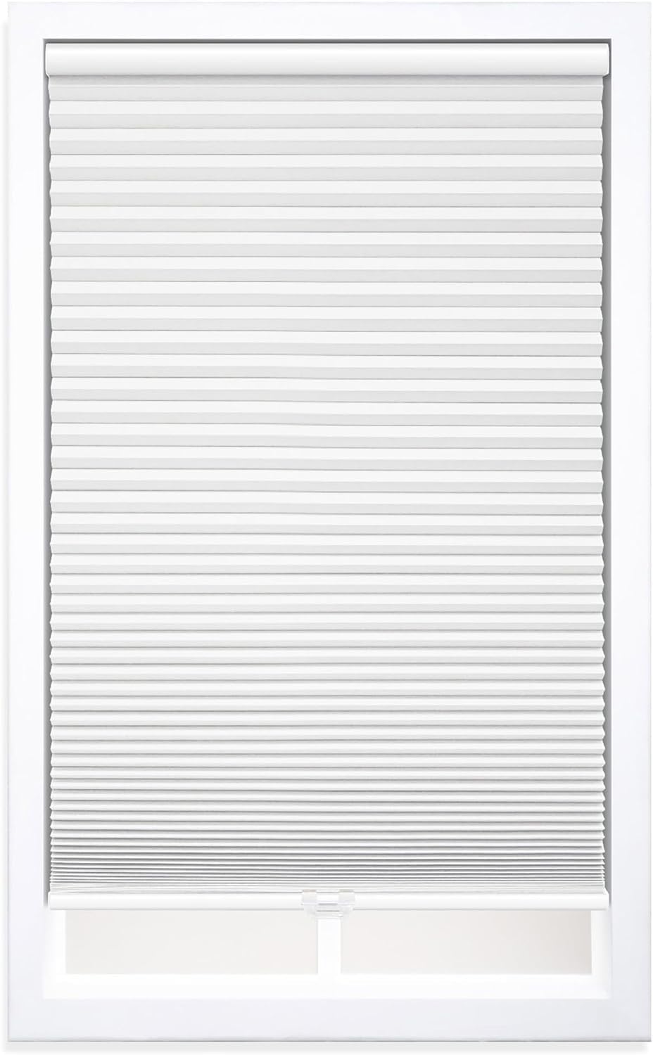 DEZ FURNISHINGS QEWT430540 Cordless 1.5 Blackout Cellular Shade, 43W x 54H, White