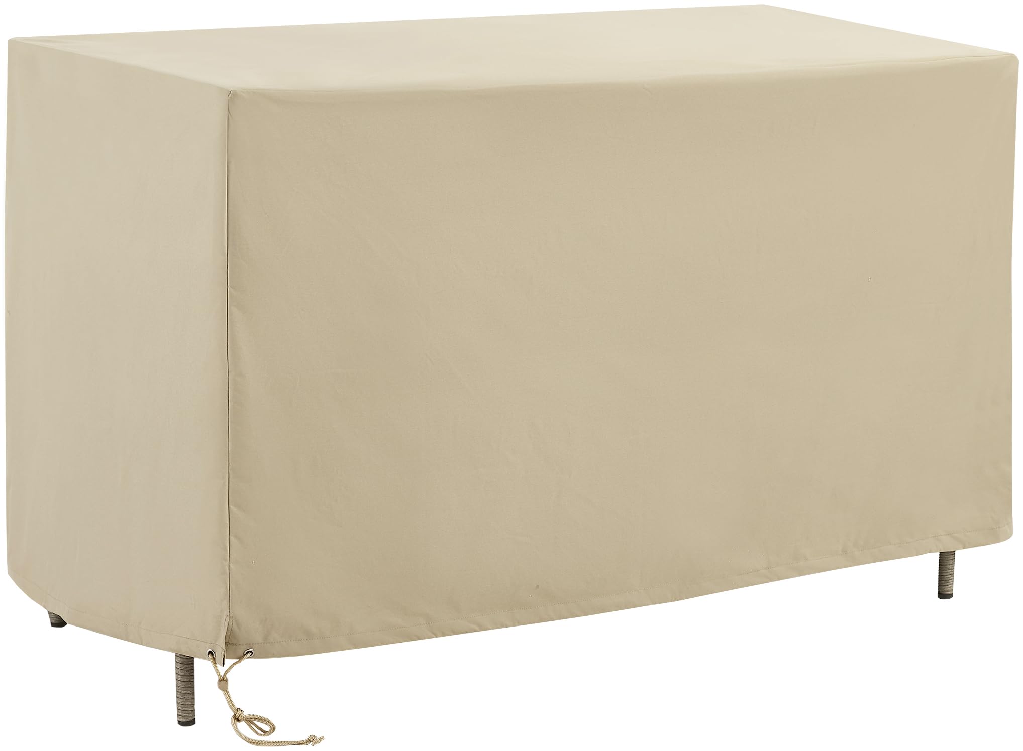 Crosley Furniture Patio Furniture Covers, Waterproof Outdoor Storage Deck Box Cover For Backyard, Tan