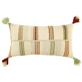 Rizzy Home Off-Set Stripe 14" x 26" Poly Pillow w/Multi-Color Wool Cover
