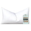 Pillowflex Synthetic Down Pillow Insert - 12X26 Down Alternative Pillow, Ultra Soft, Large Rectangle, Lumbar, Travel, Neck, Slee