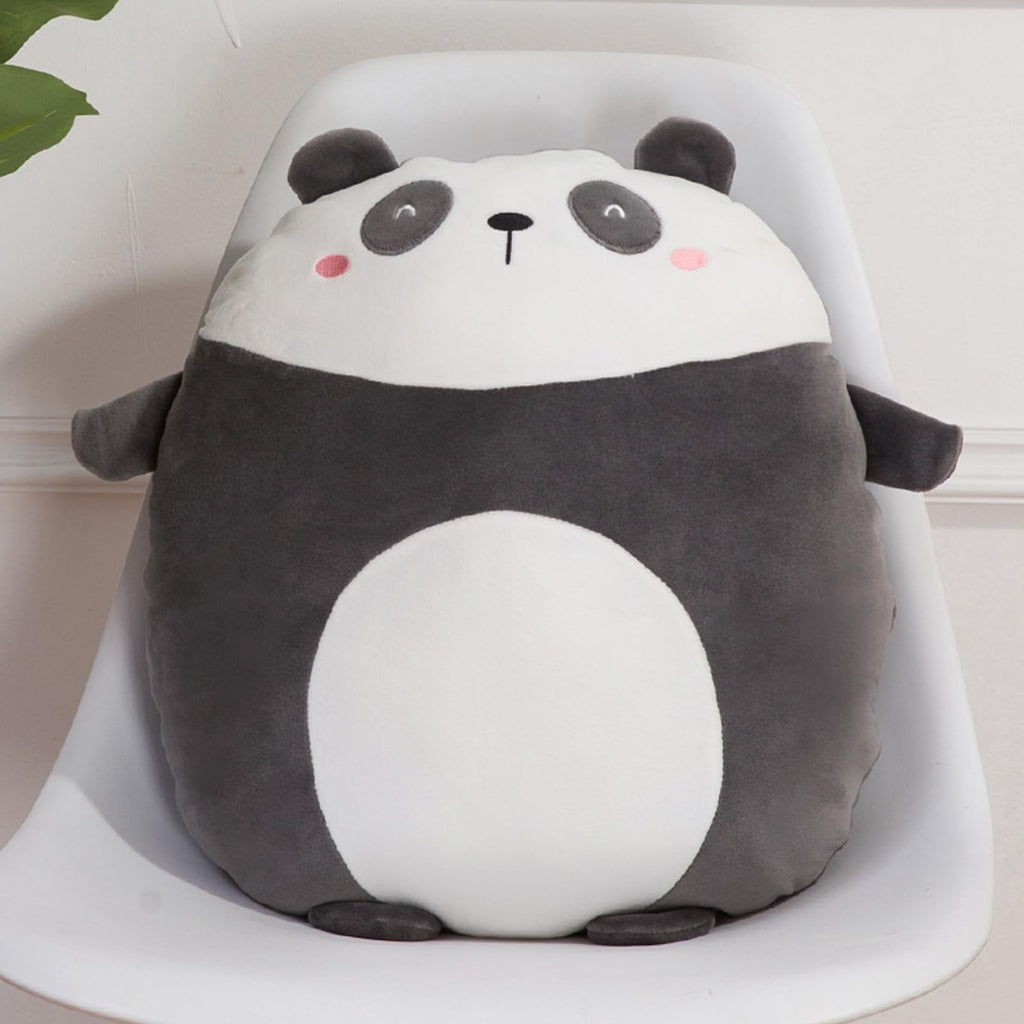 Panda Plush Pillow, 8 Inch Panda Stuffed Animal Toy Kawaii Panda Plushie Hugging Pillow Cute Cartoon Plush Animal Pillows Gifts