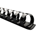 Swingline Gbc 4000068 Combbind Standard Spines 1/2-Inch Diameter 90 Sheet Capacity Black 100/Box