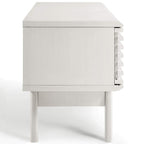 Modway Render Mid-Century Modern Low Profile 59 Inch Tv Stand In White