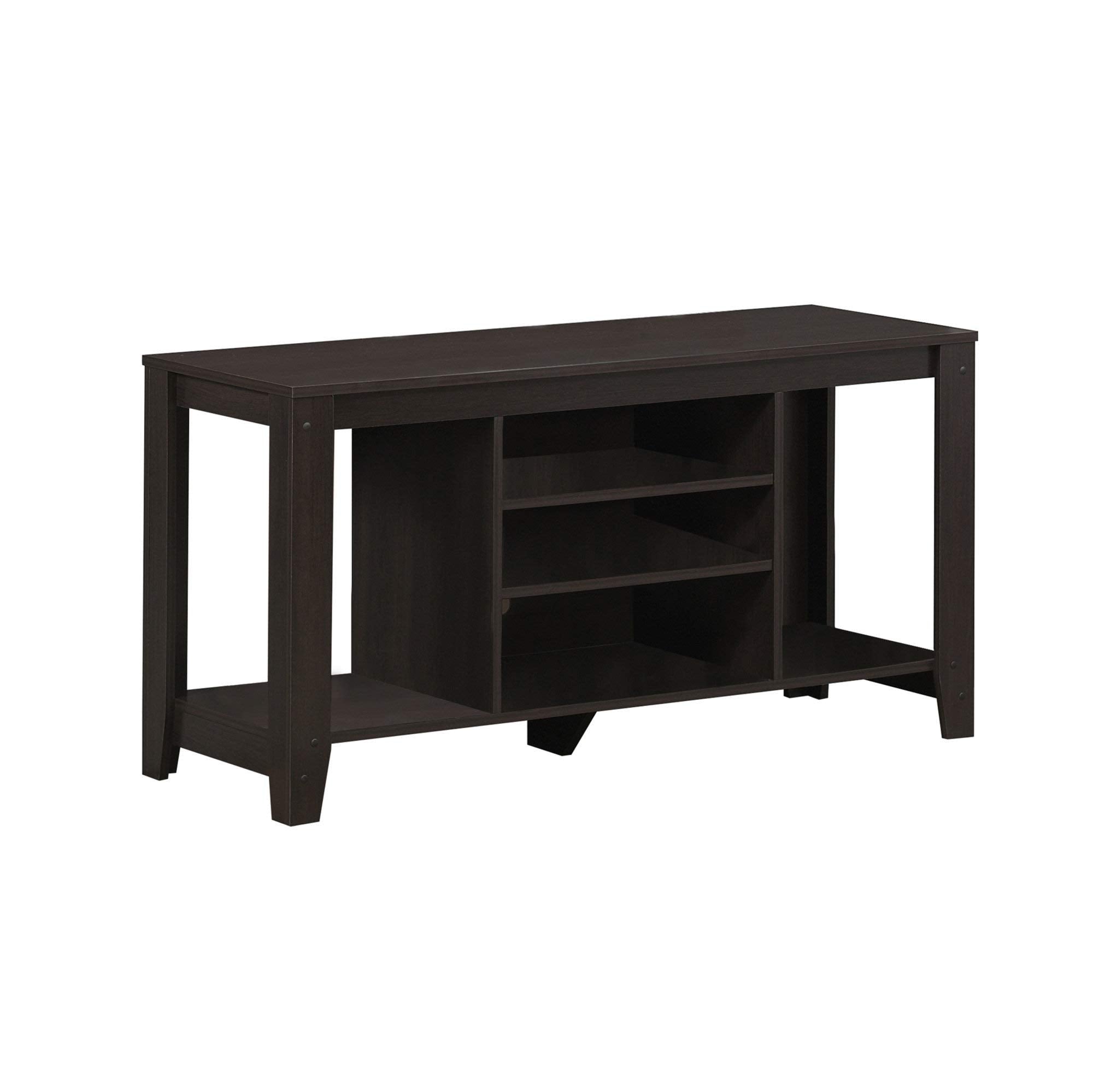 Monarch Specialties Cappuccino TV Console, 48-Inch
