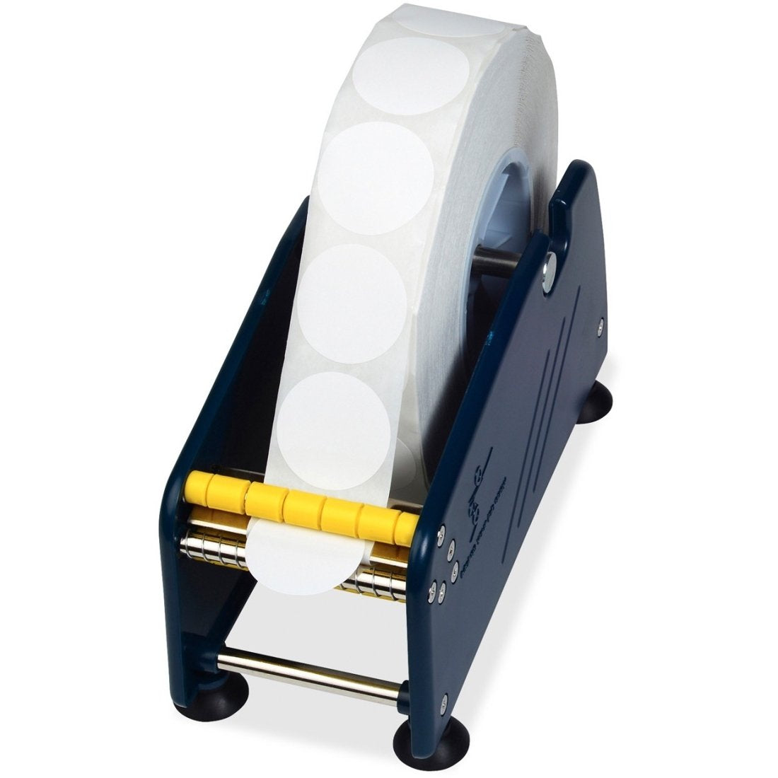 Tatco Adhesive-Backed 1-1/2 Dia. Mailing Seal - 1.50 Diameter - 3000 / Roll - 3 Core - White - 3