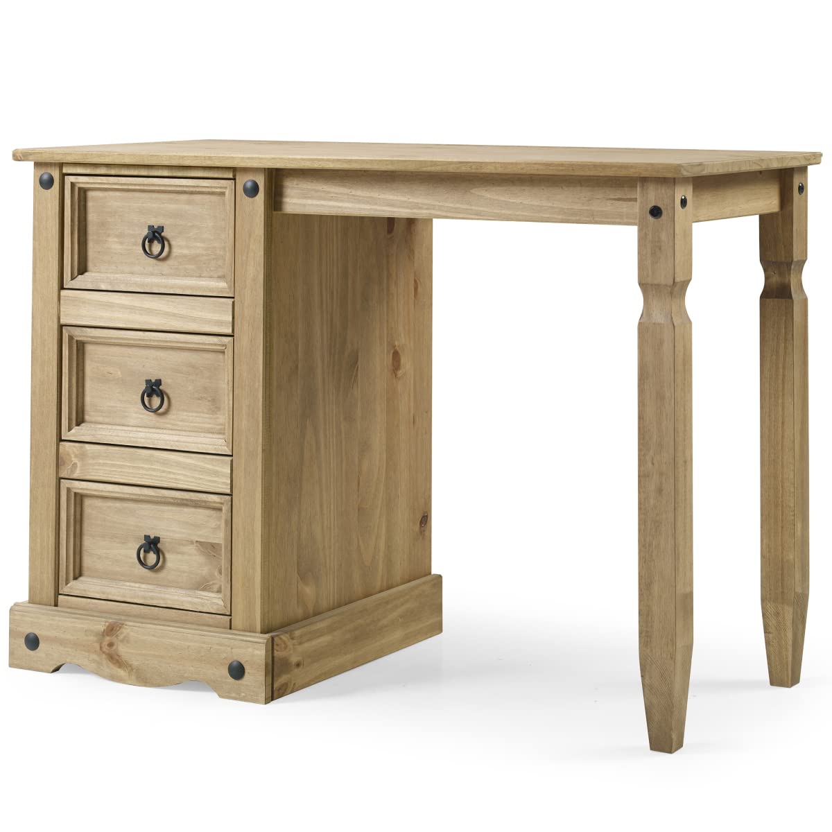 American Furniture Classics Cottage Series Wood Vanity/Desk, Corona Brown