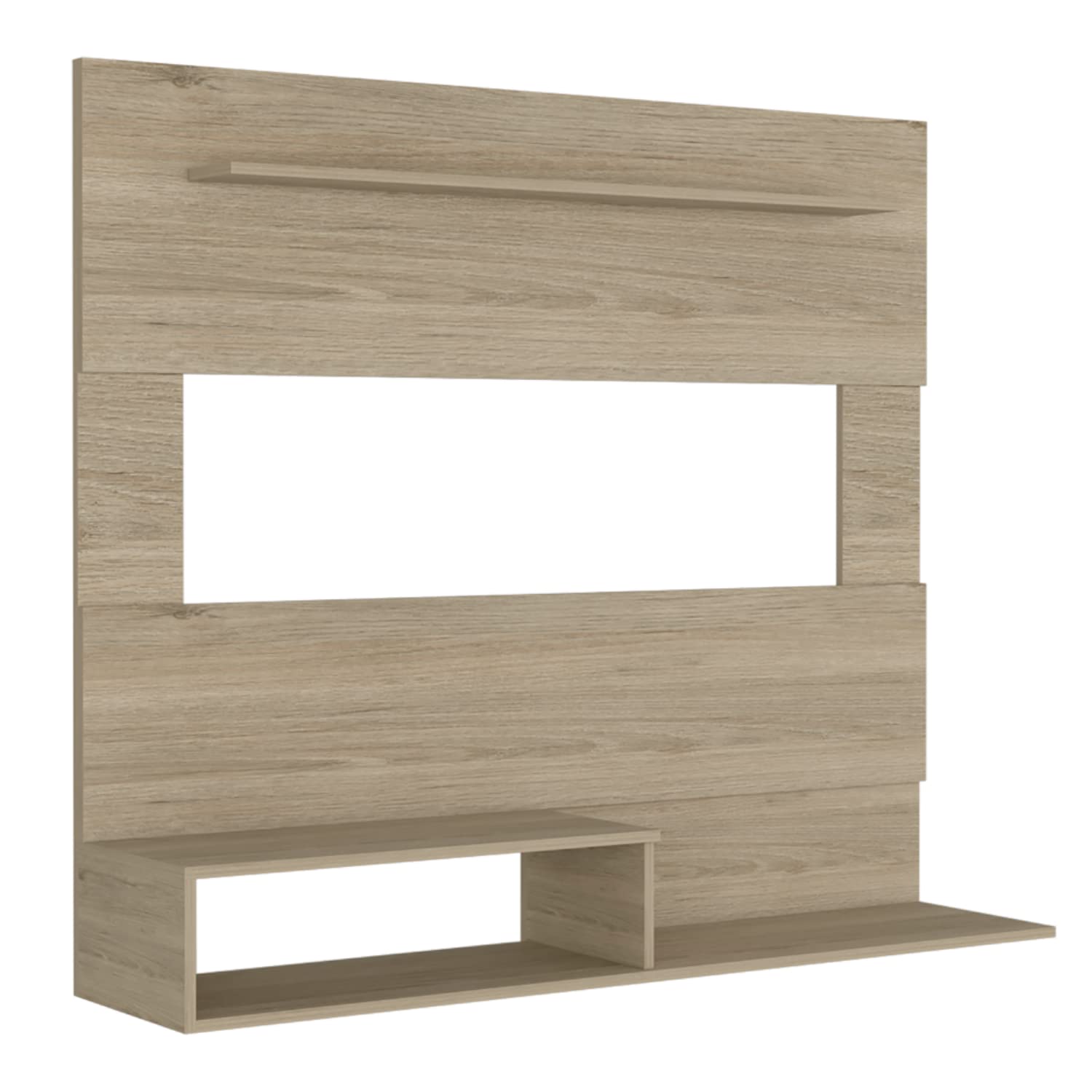 Baden Floating Entertainment Center For Tvs Up 55&Quot;, Light Pine