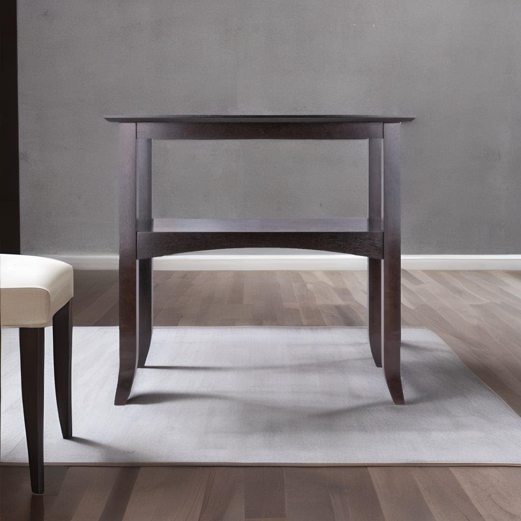 Ergode Wood Camden Console Table - Elegant & Functional. 30' Wide, Solid Wood, Coffee Finish