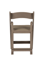Commercial Seating Products Resin Sand Beige Folding Chairs, 4-Pack