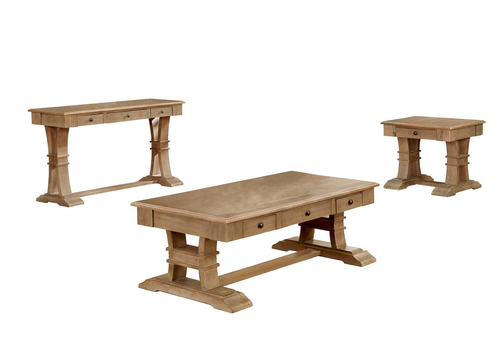 Best Quality Furniture End Table, Rustic Wood
