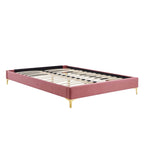 Modway Mod-6307-Dus Sutton King Performance Velvet Bed Frame, Dusty Rose