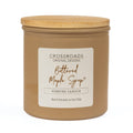 Crossroads Buttered Maple Syrup Colored Glass Candle, 14 Oz