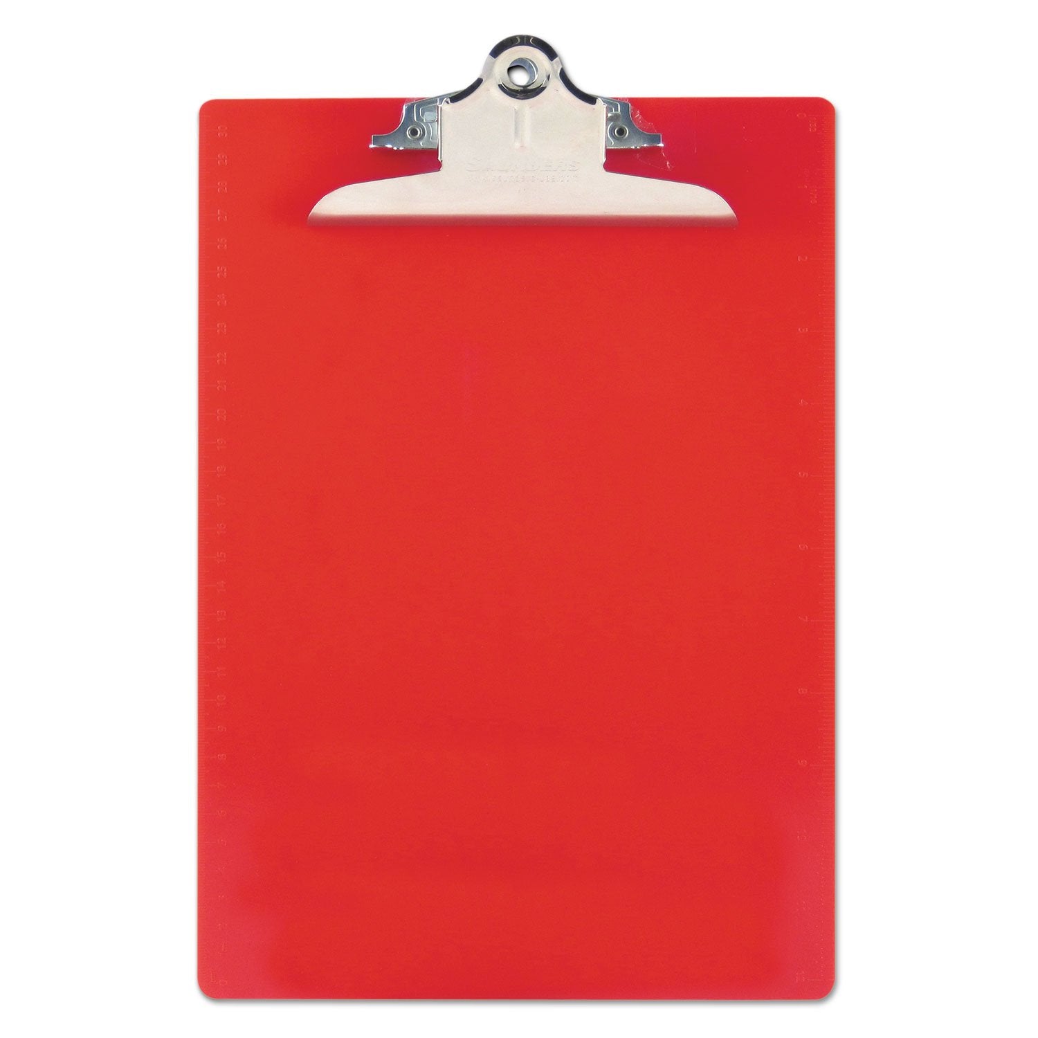 Saunders 21601 Recycled Plastic Clipboards 1-Inch Clip Cap 8 1/2 X 12 Sheets Red