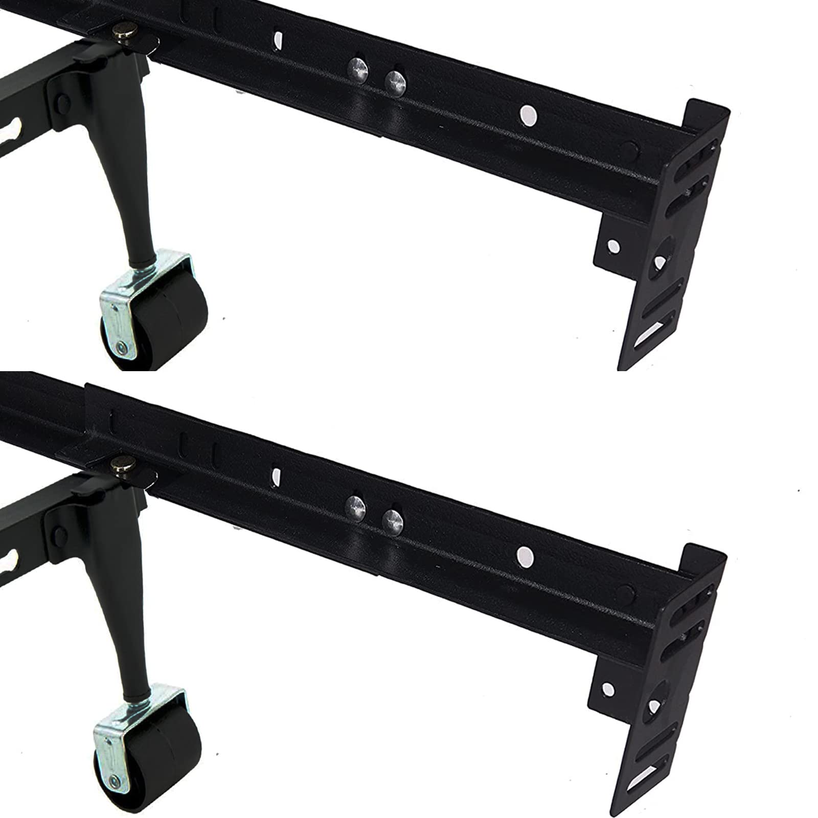 Bed Frame Footboard Extension Brackets Set Attachment Kit, Bolt-on Footboard Extension Bracket Attachment Kit - Fit for Twin,Ful