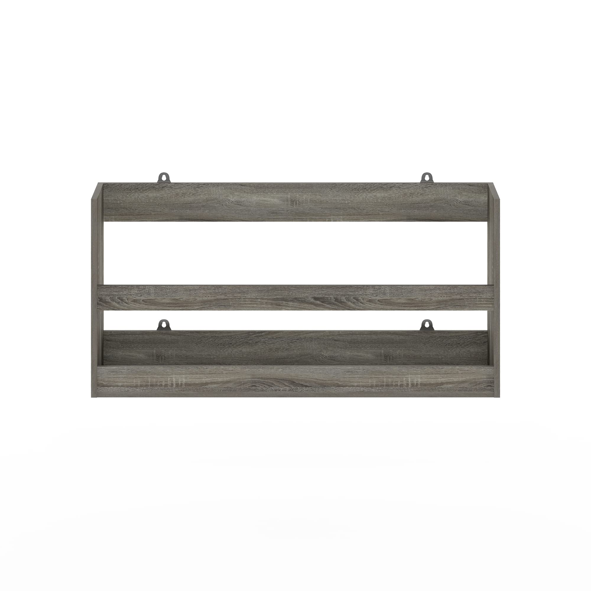 Furinno Hermite Multipurpose Wall Mounting Storage Shelf, French Oak