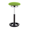 Safco Twixt Active Movement Seating Chair, Ergonomic Support, Extended Height, Green Mesh