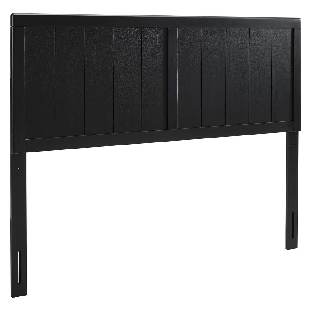 Modway Mod-6219-Blk Robbie King Wood Headboard, Black