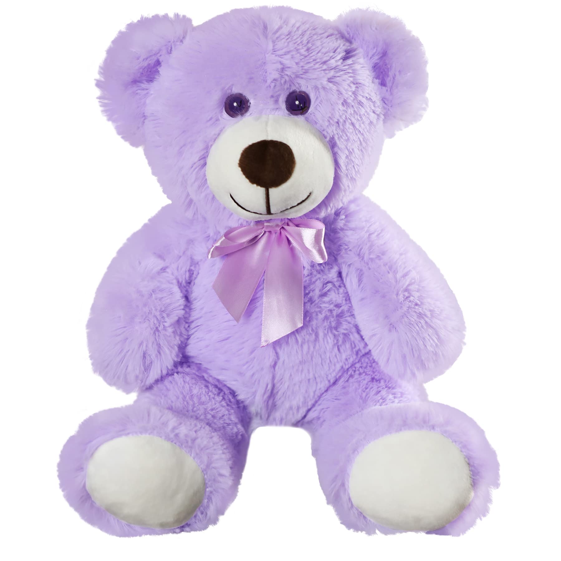 Snowolf Teddy Bear Plush Cute Stuffed Animal Toys Pillow Violet Bear Doll Gift For Kids Boys Girls Birthday Christmas Valentine'