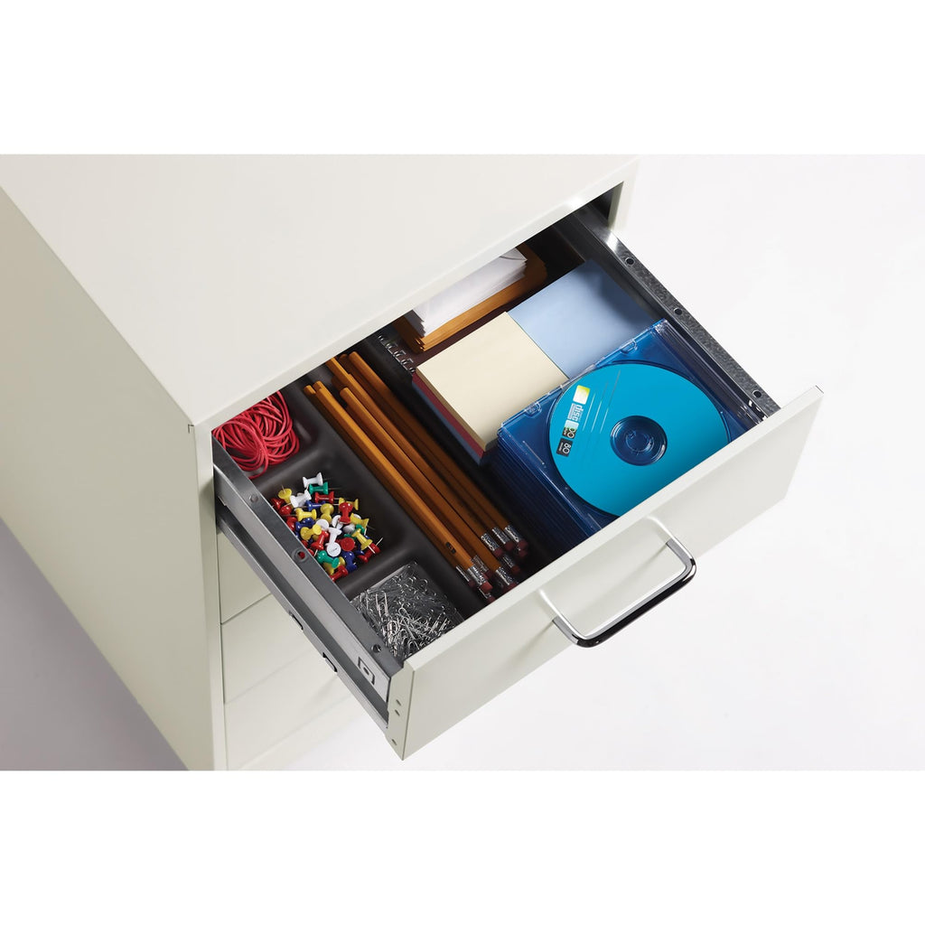Lorell 18" 4 Drawer Steel File Cabinet in White