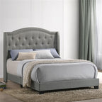 Intercon Rhyan Full UPH Bed Platform, Gray