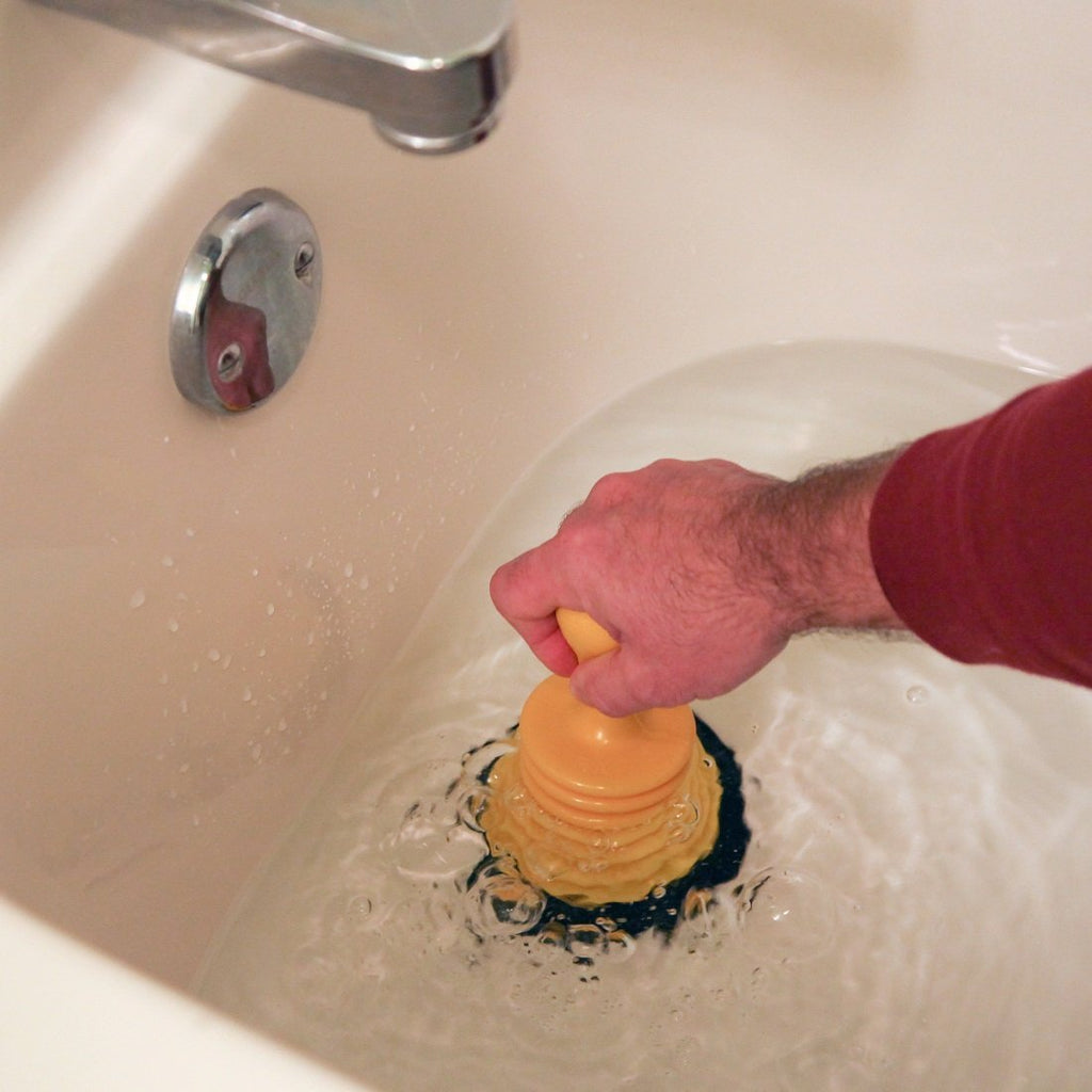 Home-X - Mini Plunger With Ergonomic Handle, Easy-To-Use Durable Design Unclogs Kitchen Sinks With Minimal Effort