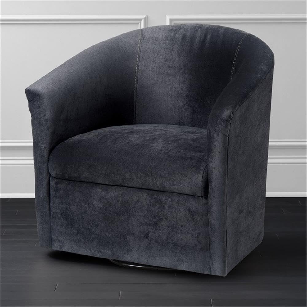 Comfort Pointe Elizabeth Swivel Chair - Charcoal