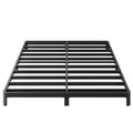 Yicensen 6 Inch Low Profile Queen Bed Frame Rounded Corner No Box Spring Needed, Heavy Duty Metal Queen Size Platform Bed Frame,