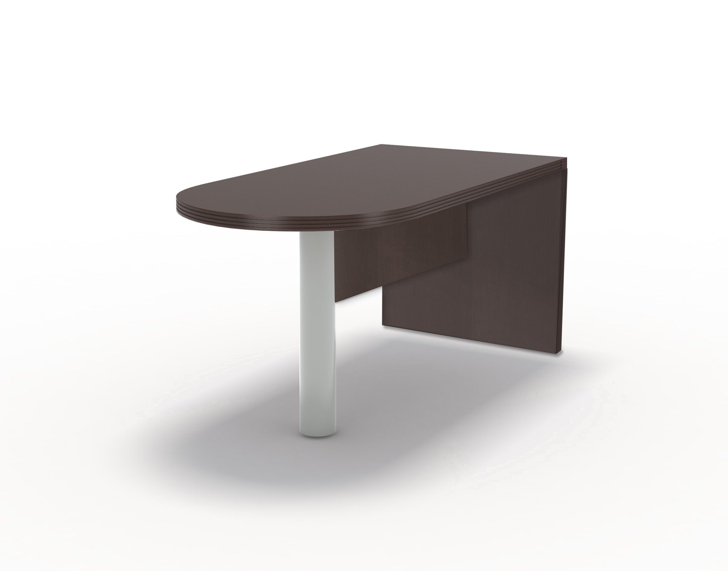 Safco Mayline APT7236LDC Aberdeen Desk, 72", Mocha Laminate