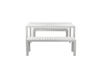 Pangea Home Breeze 3 Whtwht Dining Set, White
