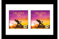 Creative Picture Frames 8 x 12 Double CD Cover Art Music Frame with White Matting Self Standing or Wall Display