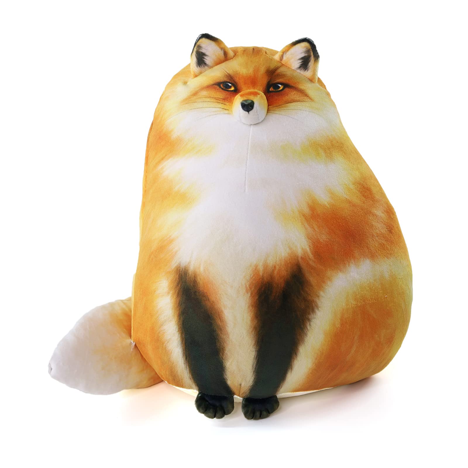 Fox Stuffed Animal, 14' Fox Plush Pillow, Cute Plushies, Throw Pillow Doll Big Plush Toys Birthday Gift for Girls Boys Girlfrie