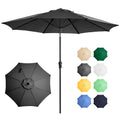 Ayge 9Ft Large Outdoor Patio Umbrella,Black
