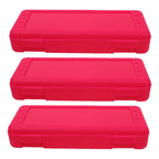 Romanoff Ruler Box, Hot Pink, Pack of 3