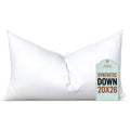 Pillowflex Synthetic Down Pillow Insert - 20X26 Down Alternative Pillow, Ultra Soft Standard Bed Sleeping Pillow, Large Rectangl