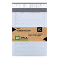 Sales4Less #0 Poly Bubble Mailers 6X10 Inches Padded Envelope Mailer Waterproof Pack Of 250