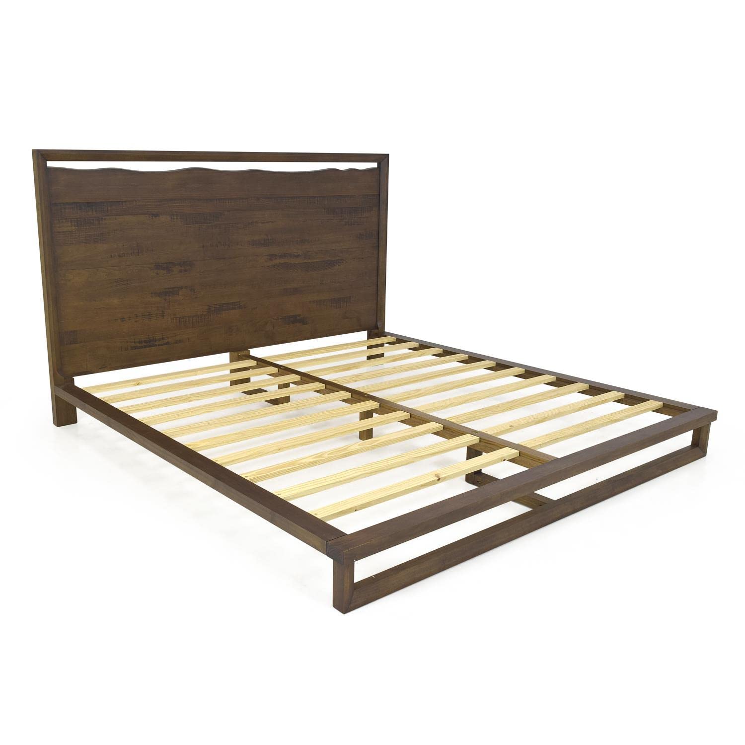 Steve Silver Lofton Queen Mocha Brown Wood Platform Bed