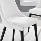 Modway Viscount Chair, White, 24 X 19 X 34